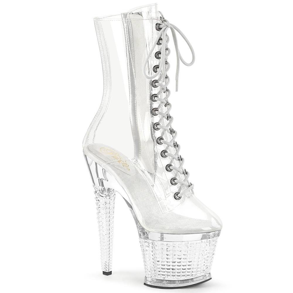 Pleaser - SPECTATOR1040C Bottes de plateforme, Pole dance chaussures - Transparent Product image
